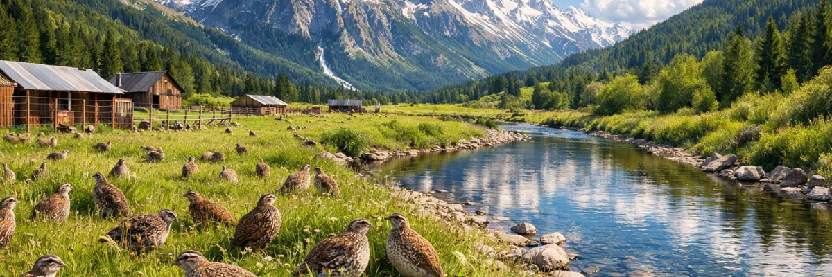 Granja Atuel — Huevos de Codorniz frescos en San Rafael Mendoza, codornices junto al río Atuel